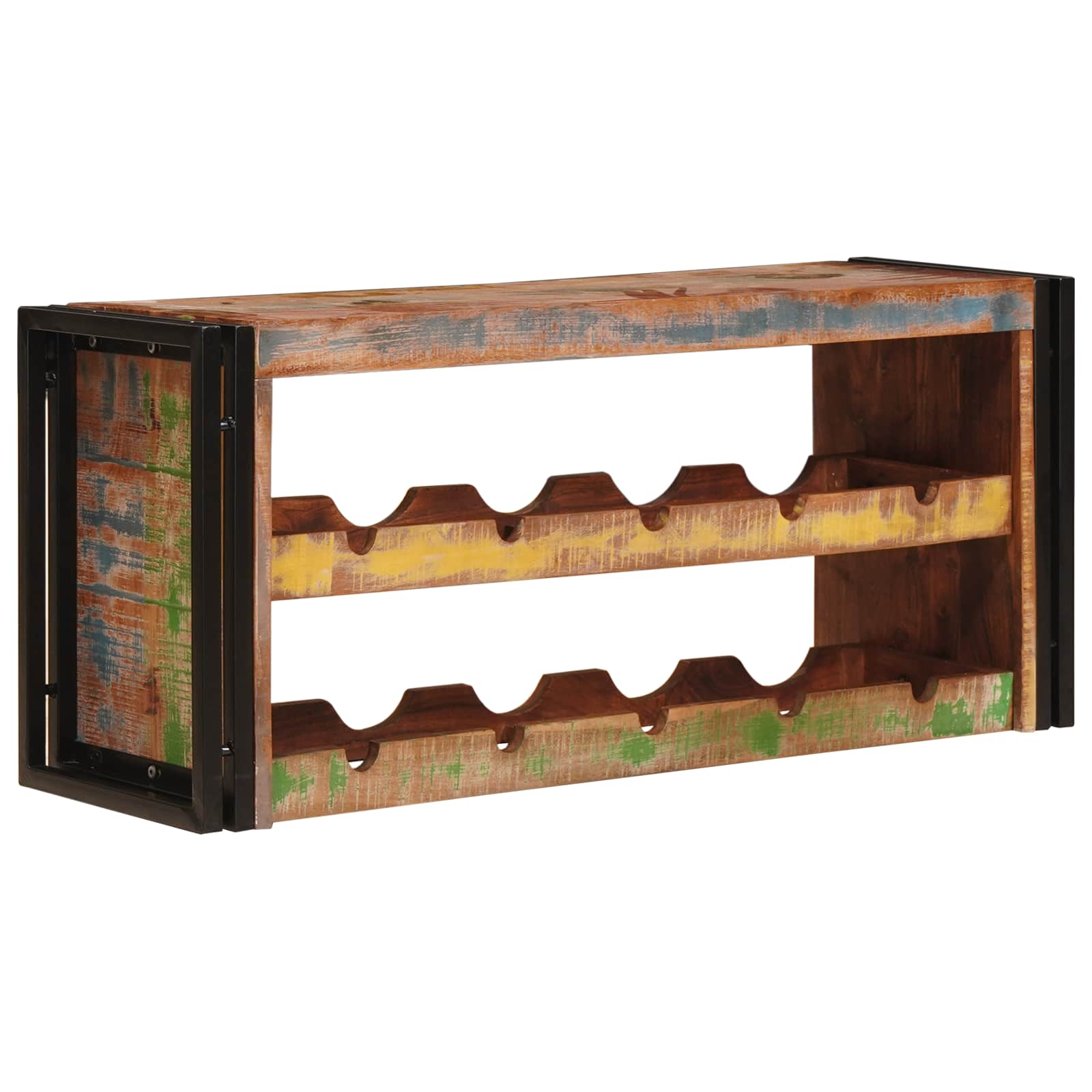 Vyno stovas Ruda 100 x 45 x 33 cm Kieta atnaujinta mediena