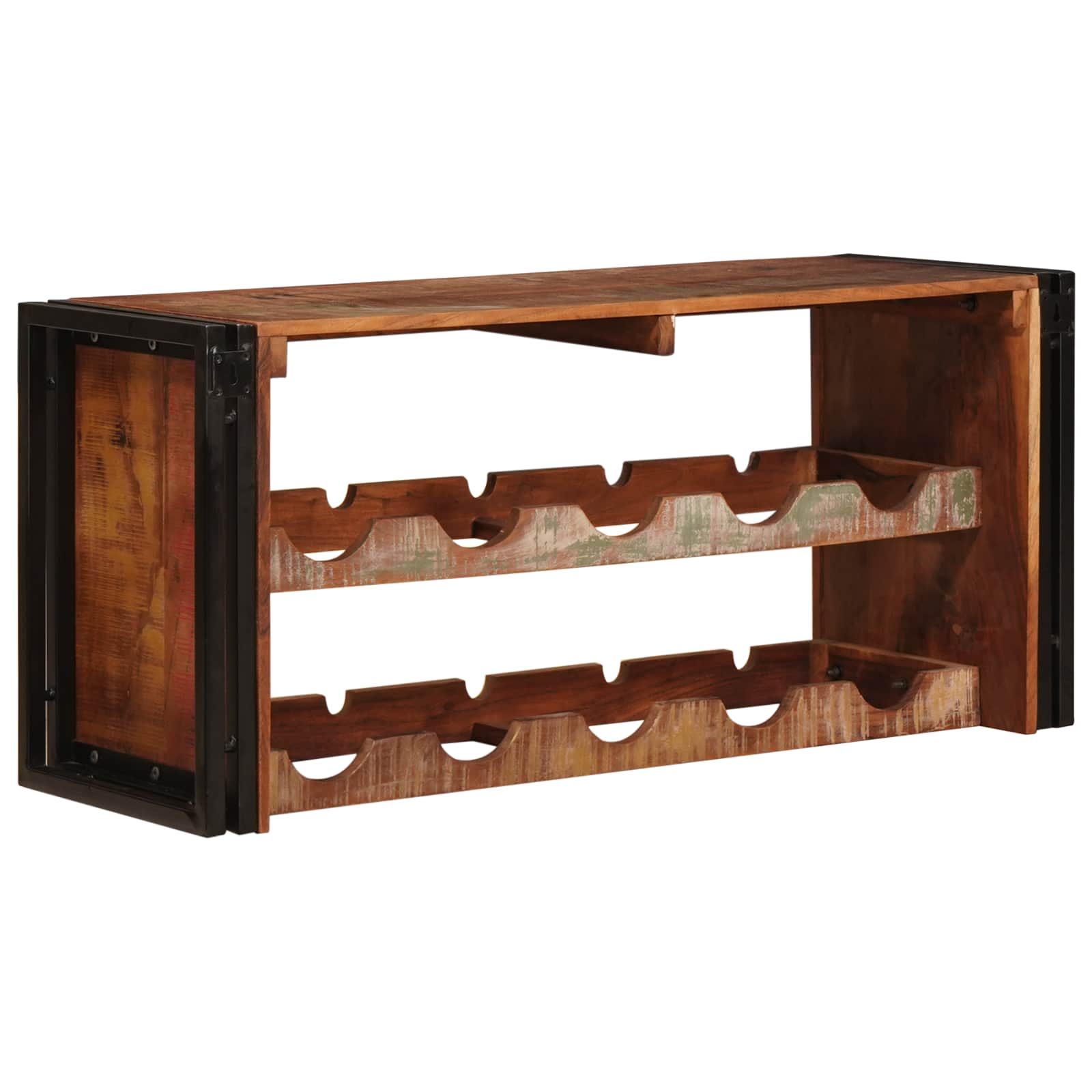 Vyno stovas Ruda 100 x 45 x 33 cm Kieta atnaujinta mediena