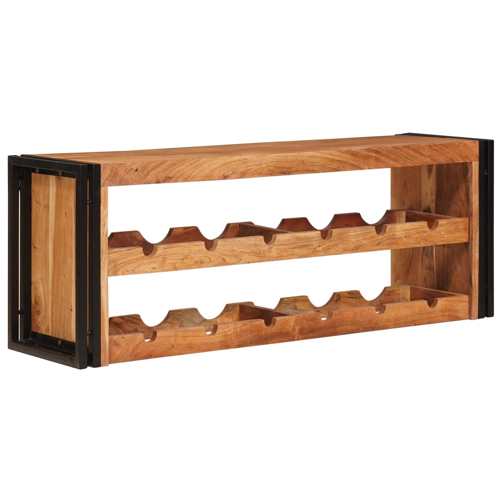 Vyno stovas Ruda 120 x 45 x 33 cm Kietos akacijos mediena