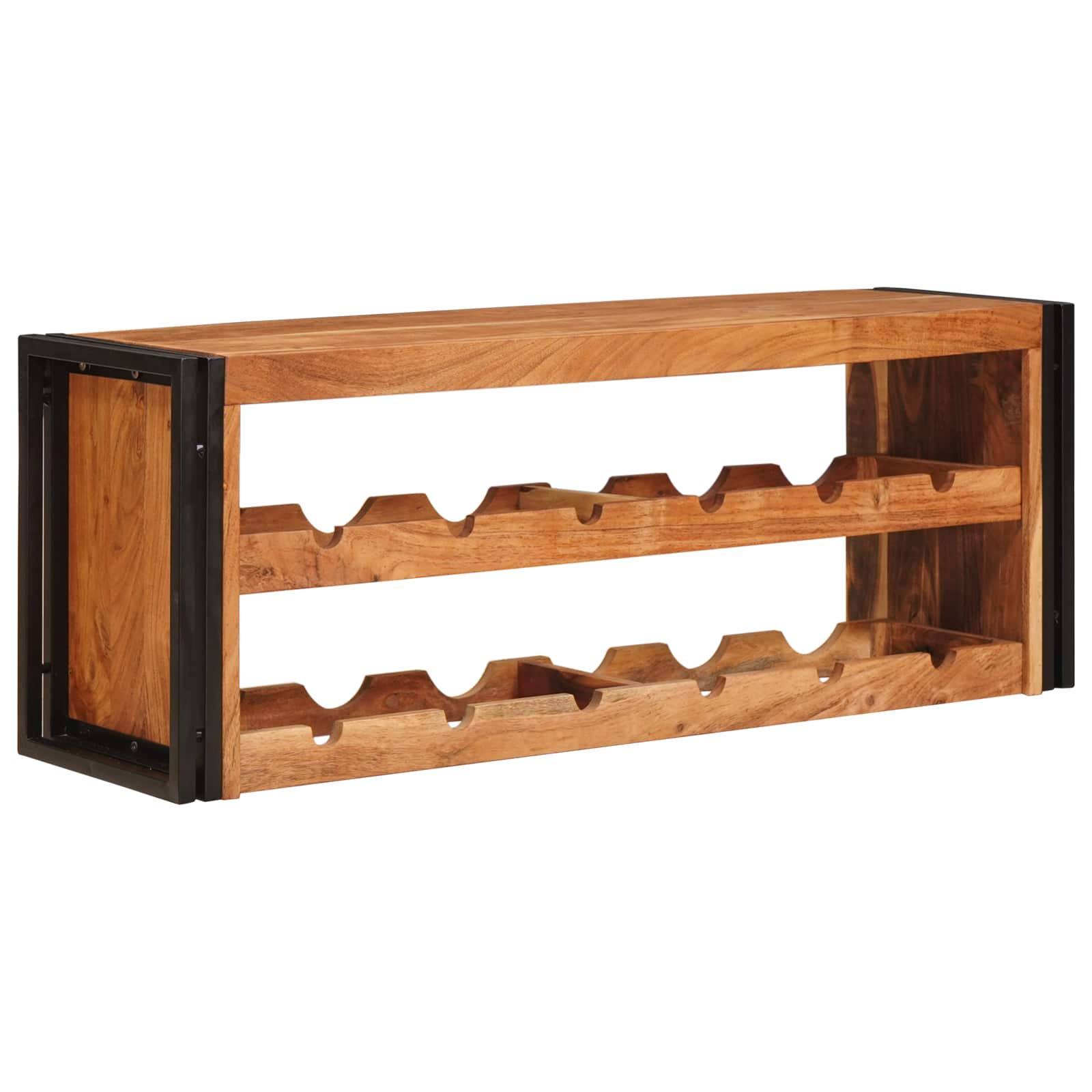 Vyno stovas Ruda 120 x 45 x 33 cm Kietos akacijos mediena
