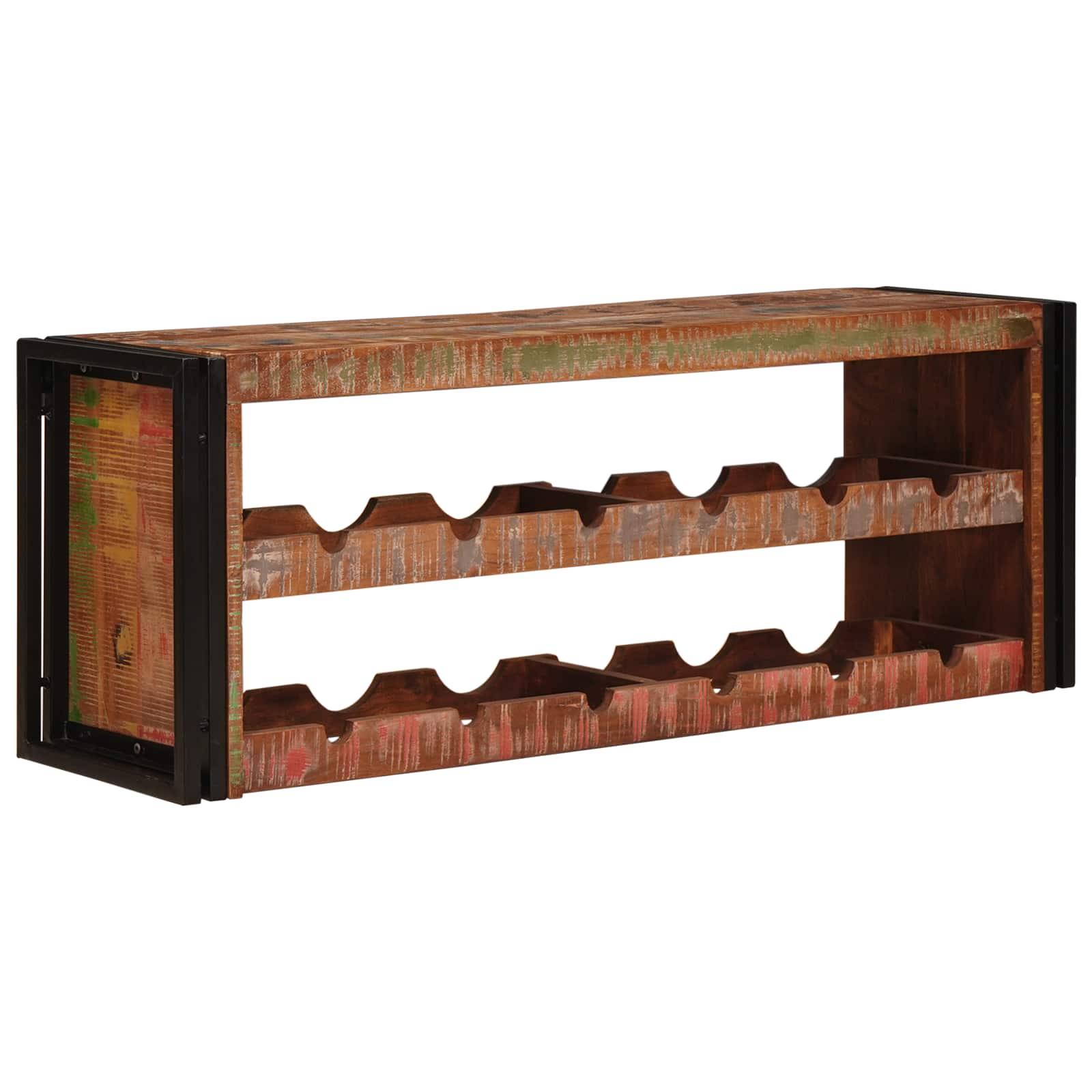 Vyno stovas Ruda 120 x 45 x 33 cm Kieta atnaujinta mediena