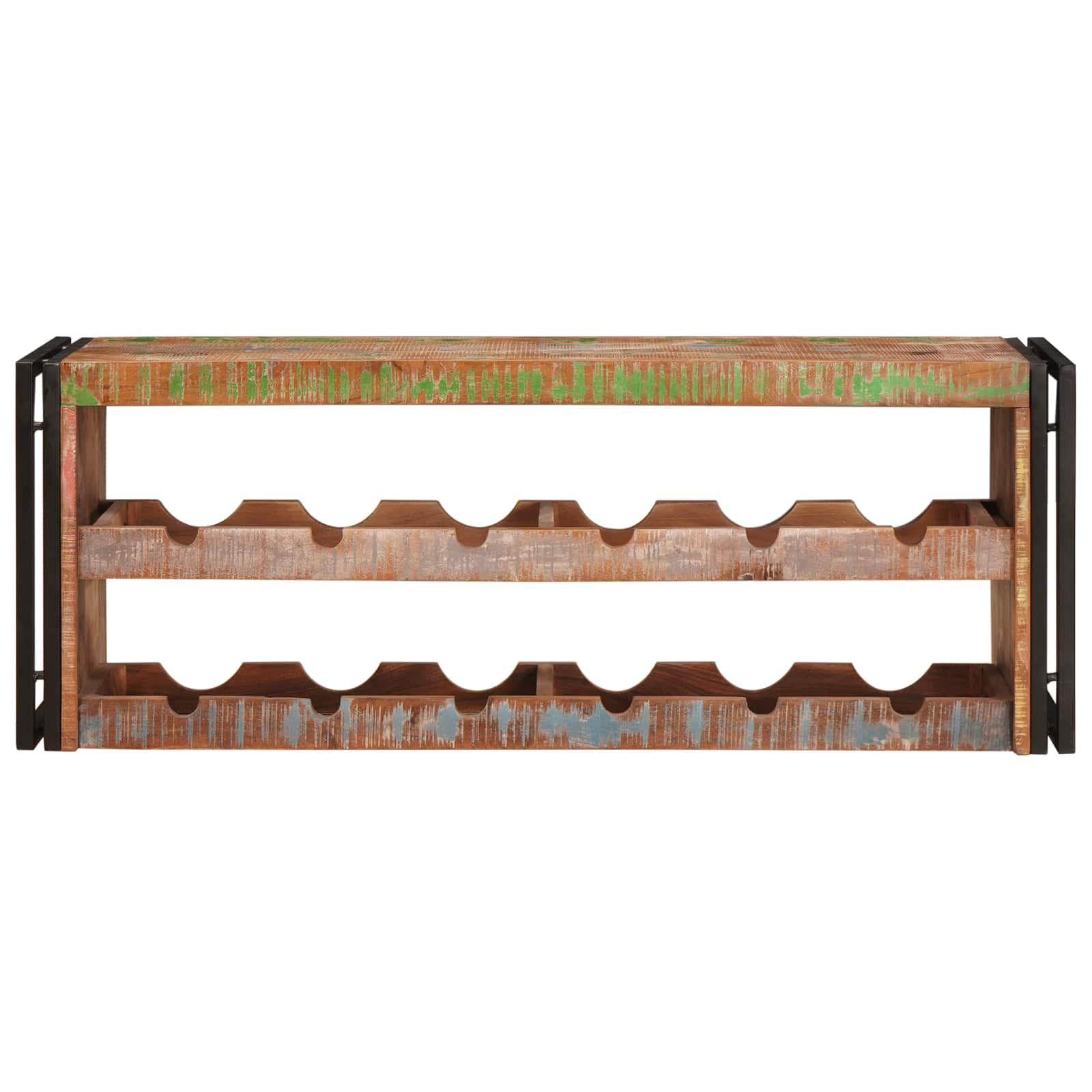 Vyno stovas Ruda 120 x 45 x 33 cm Kieta atnaujinta mediena