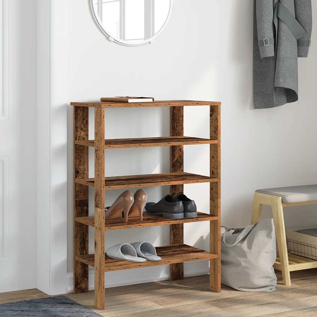 Apavu plaukts, koka, 61x32x87,5cm, apstrādāta koksne