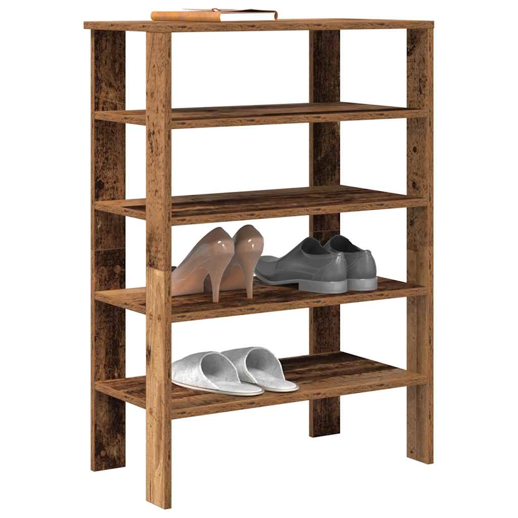 Apavu plaukts, koka, 61x32x87,5cm, apstrādāta koksne