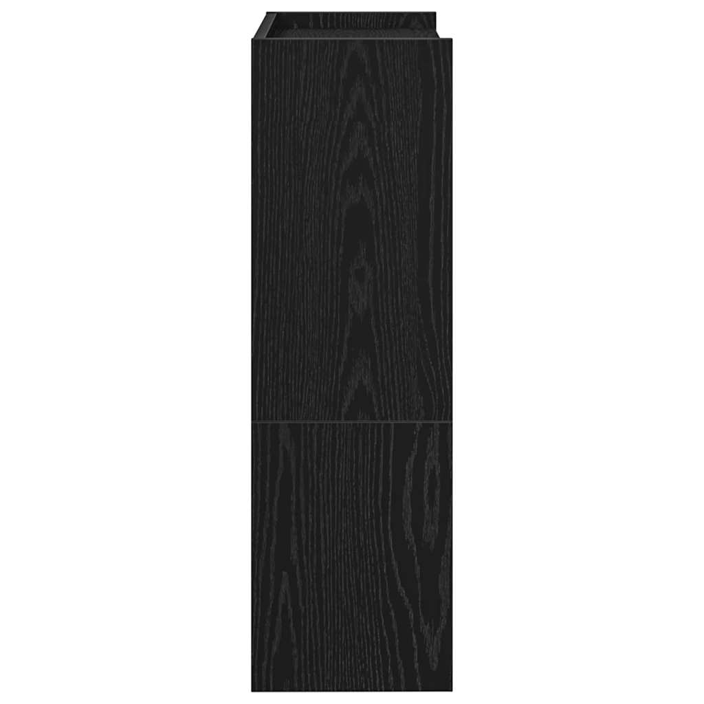 Lentyna batams, juodos spalvos, 60x25x81 cm, apdirbta mediena
