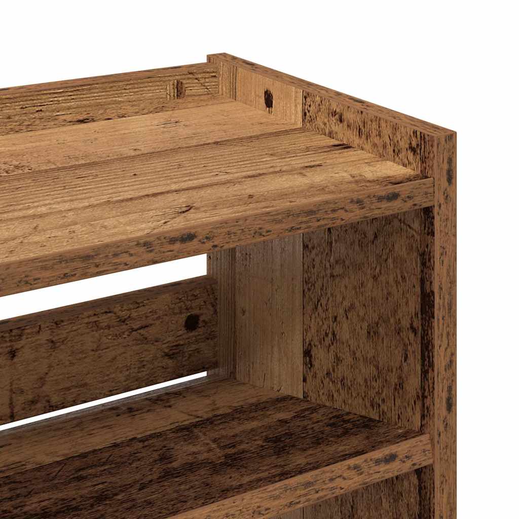 Shoe rack, wood, 60x25x81 cm, treated wood