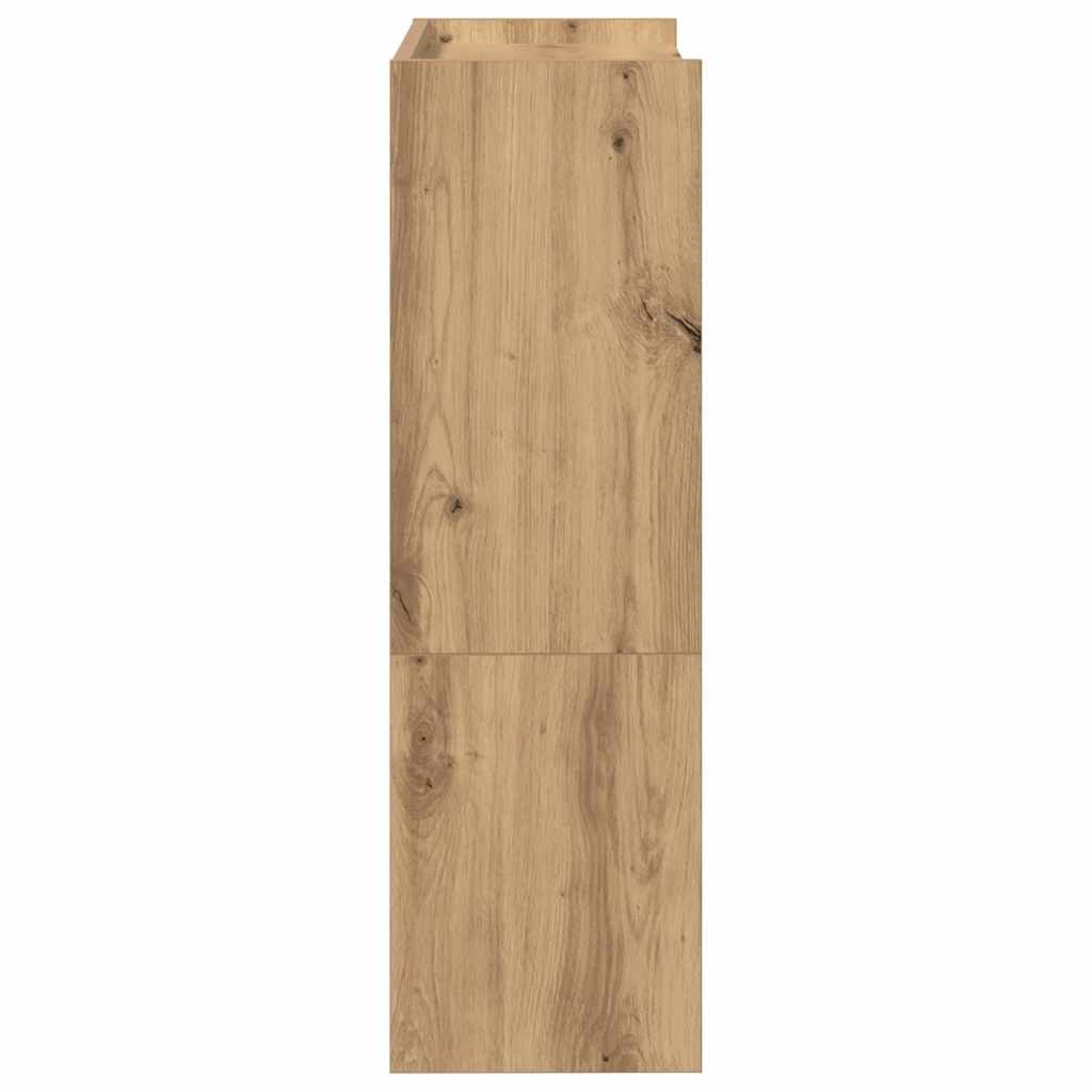 Apavu plaukts, artisan ozols, 60x25x81 cm, apstrādāta koksne