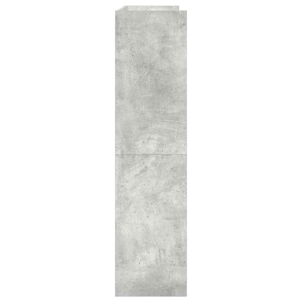 Lentyna batams, betono pilka, 80x25x100cm, apdirbta mediena