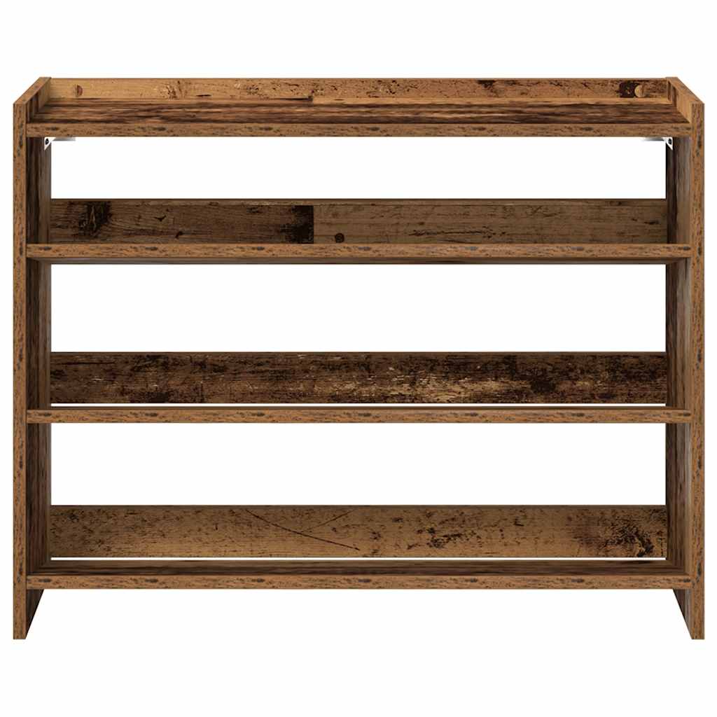 Apavu plaukts, koka, 80x25x62cm, apstrādāta koksne