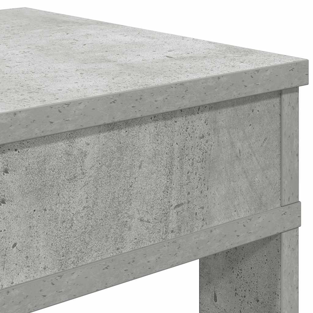Kurpju plaukts, betona pelēks, 60x30x98cm, apstrādāta koksne