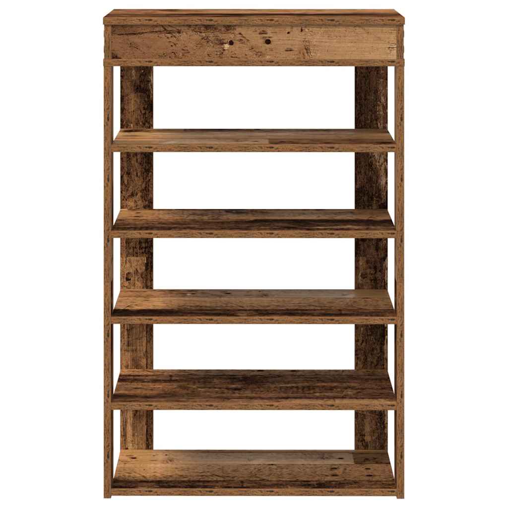 Shoe rack, wood, 60x30x98cm, treated wood