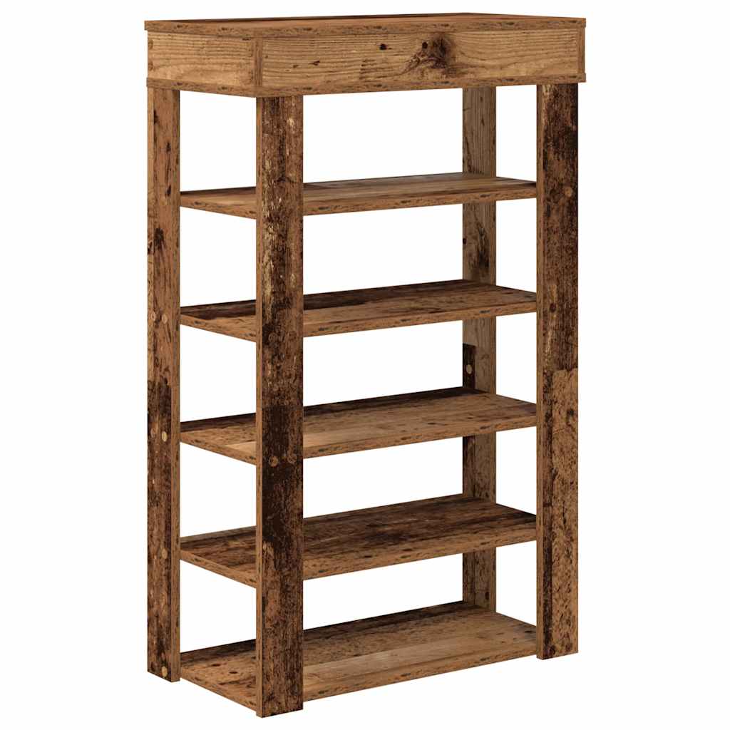 Shoe rack, wood, 60x30x98cm, treated wood
