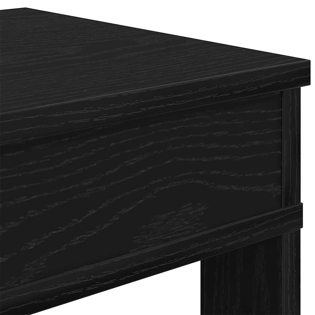Lentyna batams, juodos spalvos, 80x30x98cm, apdirbta mediena