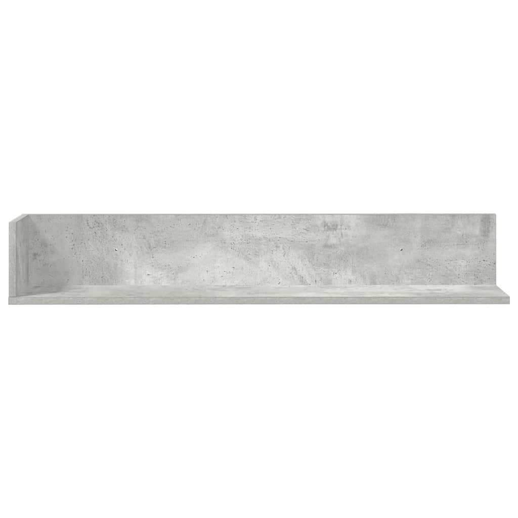 Sienas plaukti, 2 gab., betona, 100x16,5x16,5cm, koks