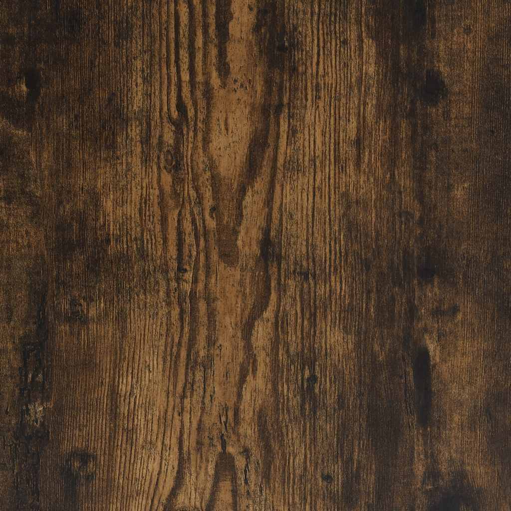 Sieninė lentyna, dūminio ąžuolo, 43x9x60cm, apdirbta mediena