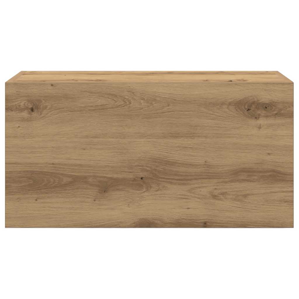 Wall-mounted bathroom cabinet, artisan oak, 60x25x30cm