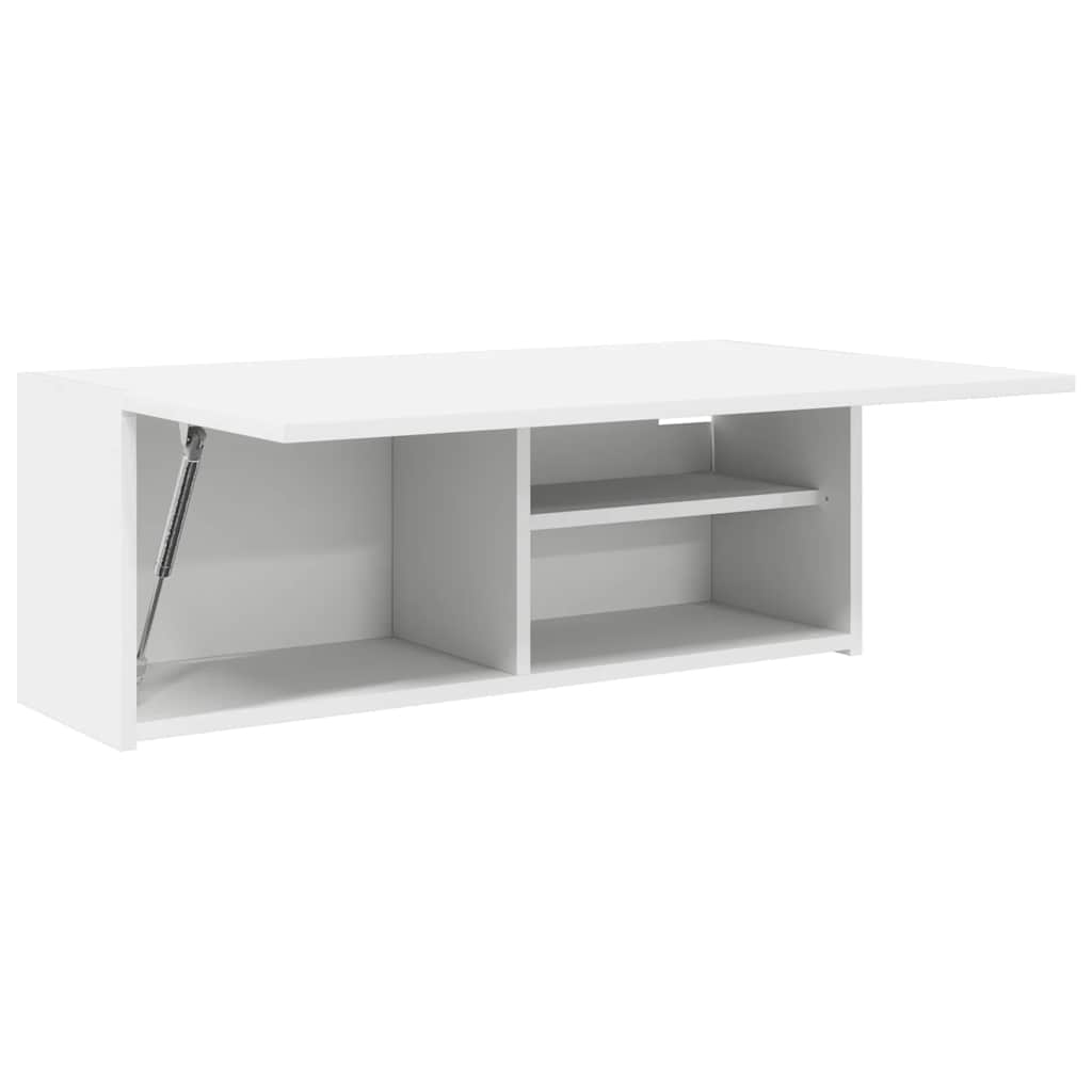 Sienas vannasistabas skapītis, balts, 80x25x30cm, koks