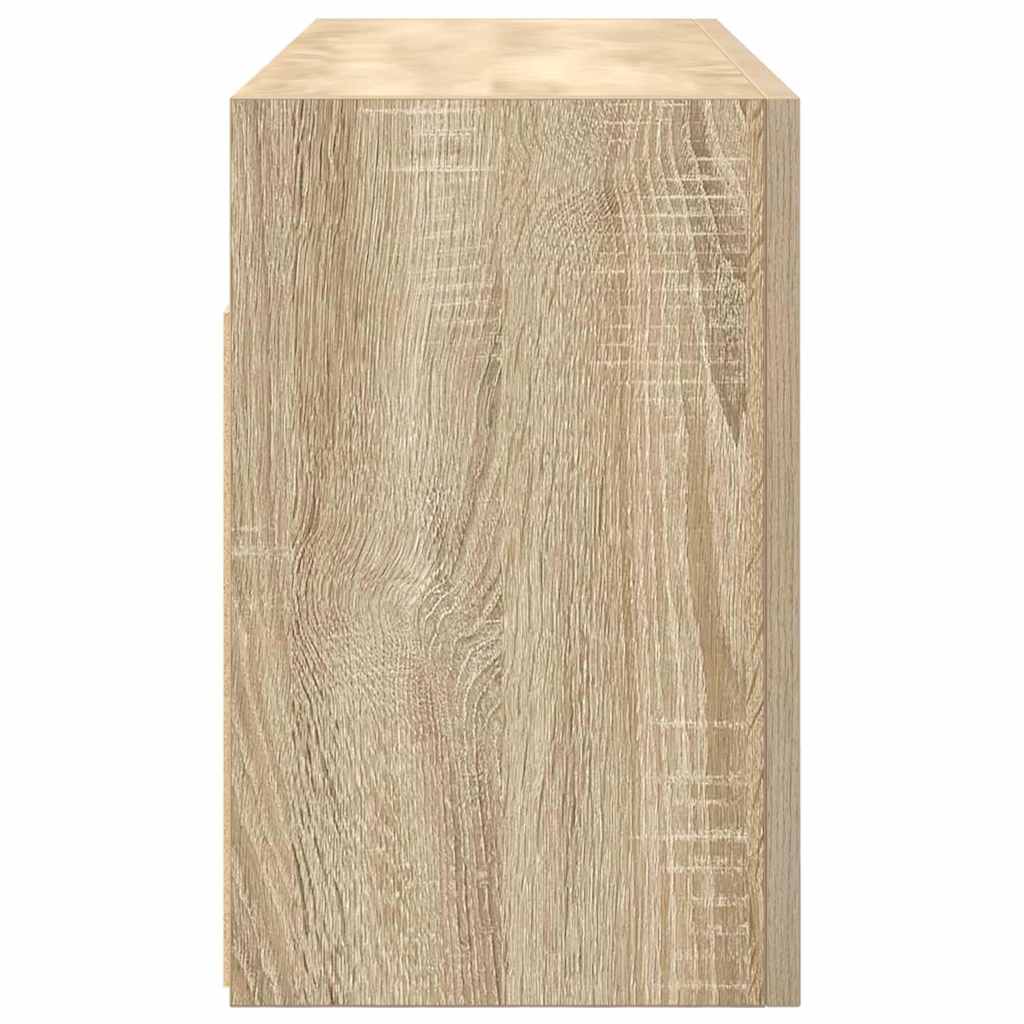Sienas vannasistabas skapītis, ozolkoka Sonoma, 80x25x40cm
