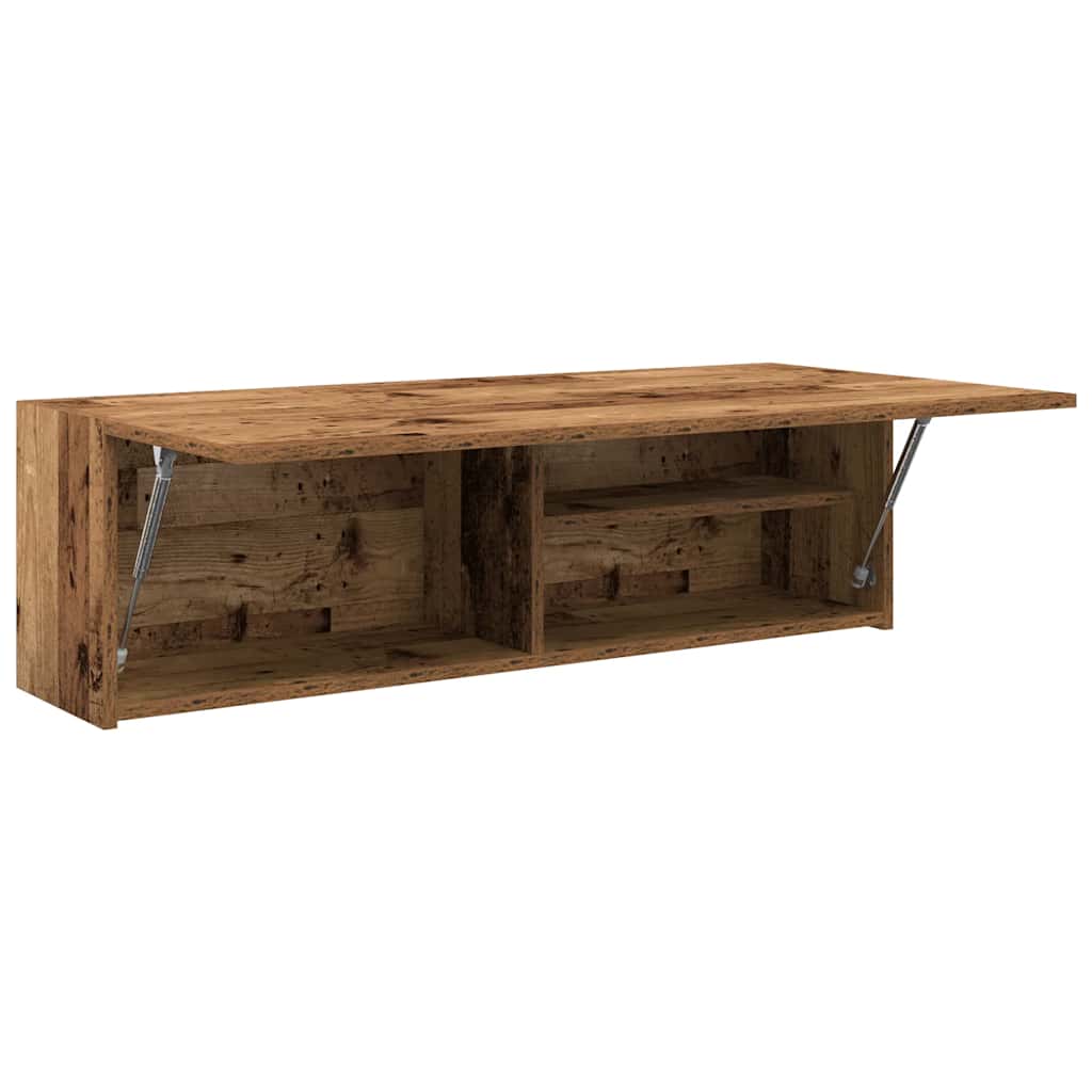 Wall-mounted bathroom cabinet, wood, 100x25x30cm
