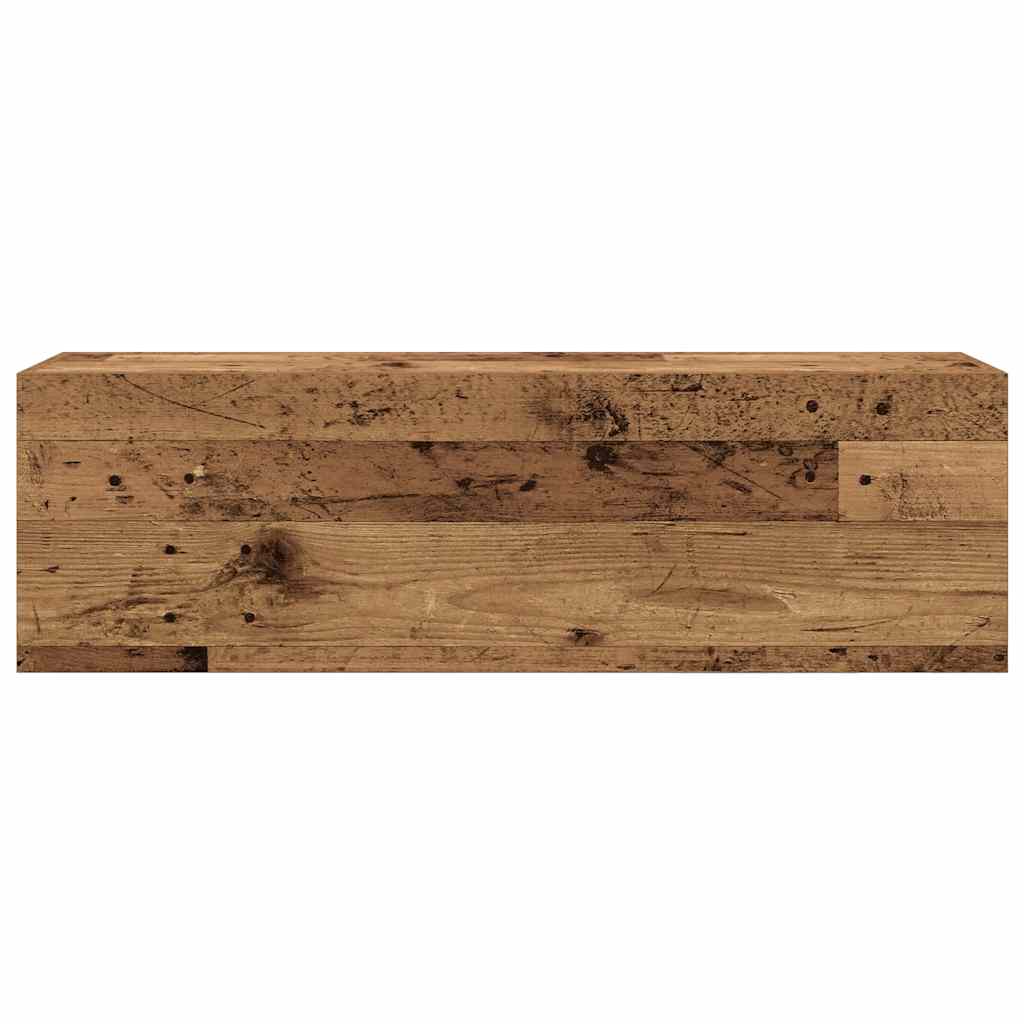 Wall-mounted bathroom cabinet, wood, 100x25x30cm