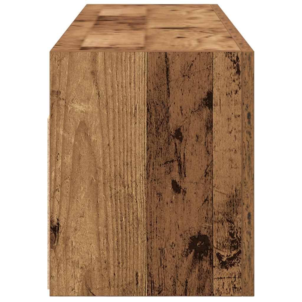 Wall-mounted bathroom cabinet, wood, 100x25x30cm