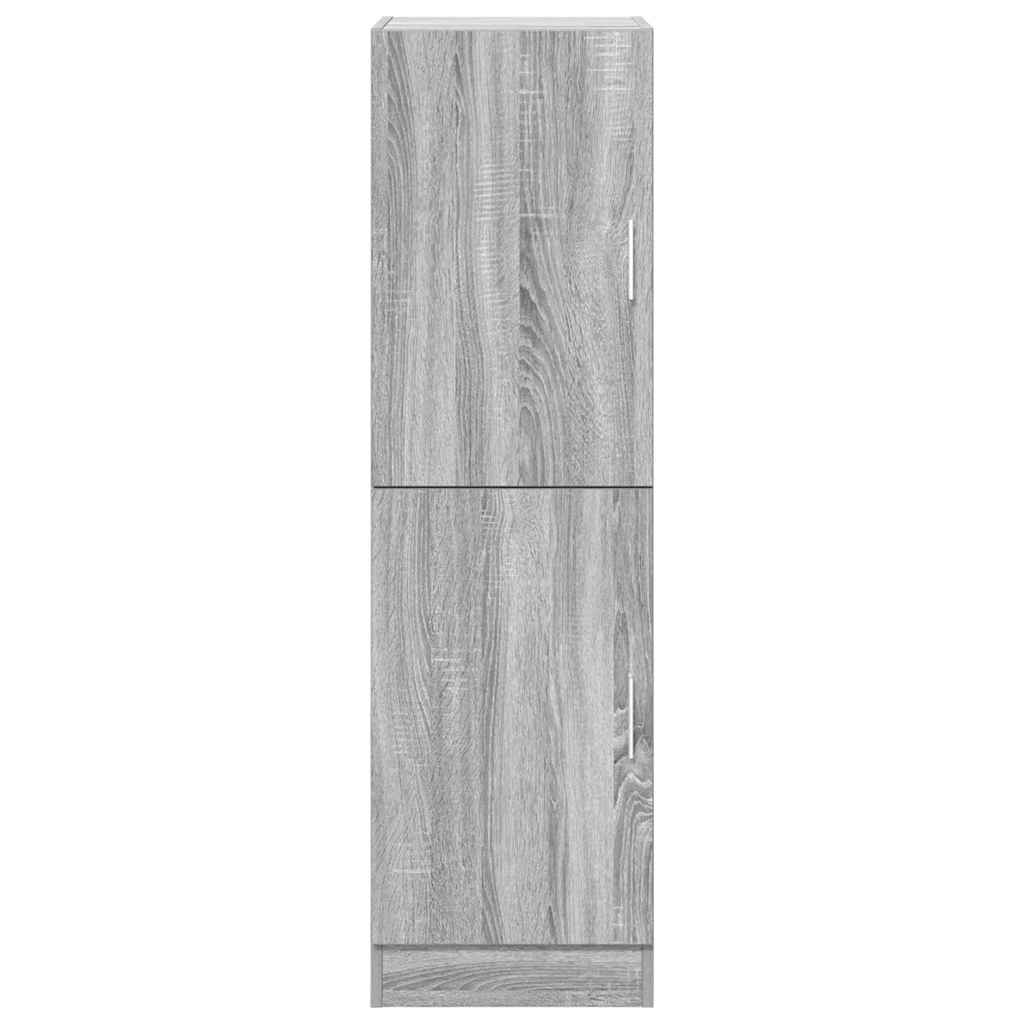 Virtuves skapis, pelēks ozols, 38x41,5x131,5cm, koks