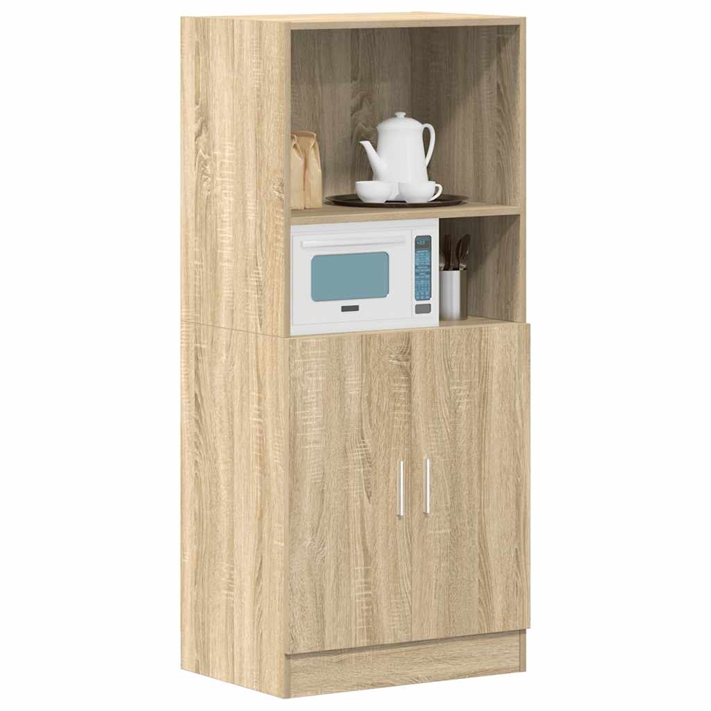 Virtuves skapis, sonomas ozola, 57x41,5x131,5cm, koks
