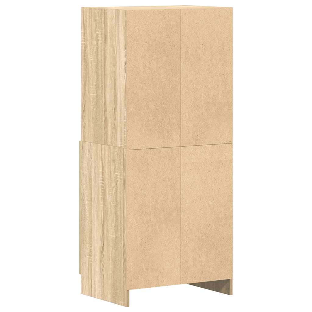 Virtuves skapis, sonomas ozola, 57x41,5x131,5cm, koks
