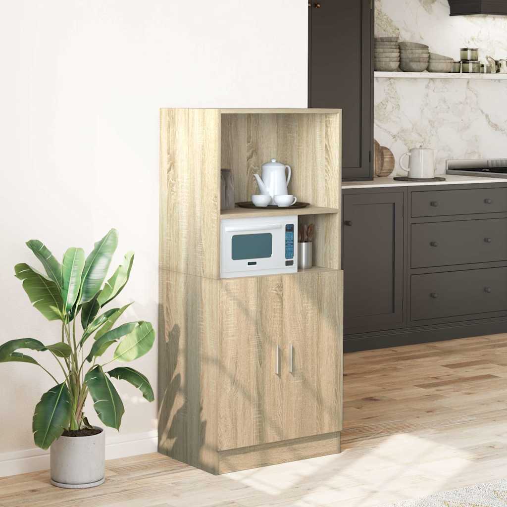 Virtuves skapis, sonomas ozola, 57x41,5x131,5cm, koks
