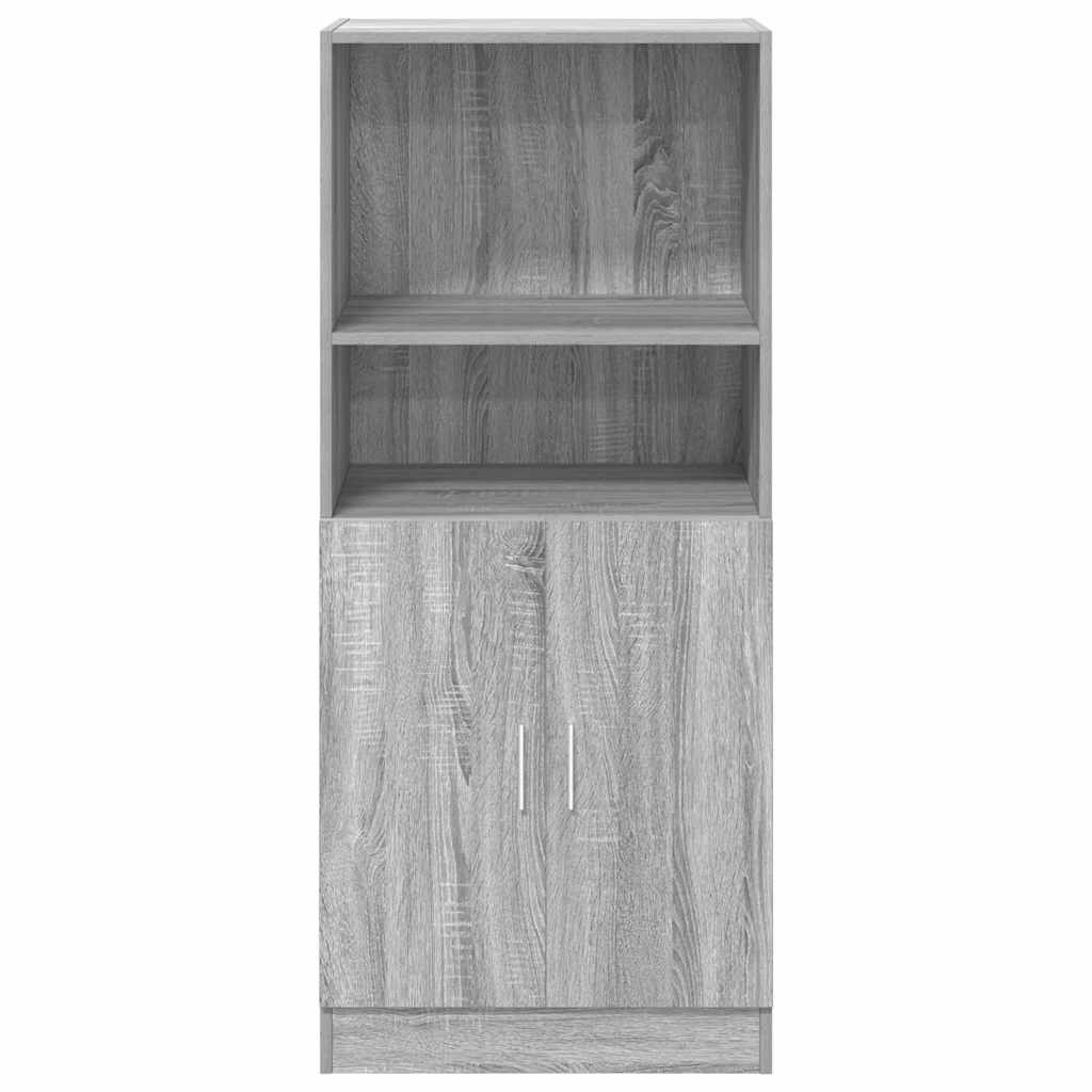 Virtuves skapis, pelēks ozols, 57x41,5x131,5cm, koks