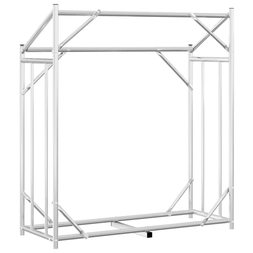 Log rack with rain cover, 100.5x40.5x110.5cm