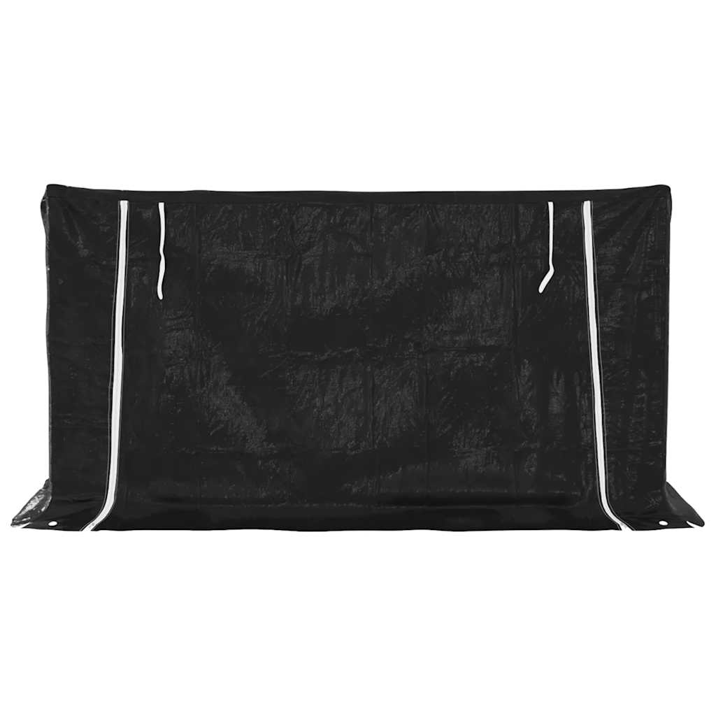Firewood Rack with Rain Cover, 200.5x80.5x110.5cm