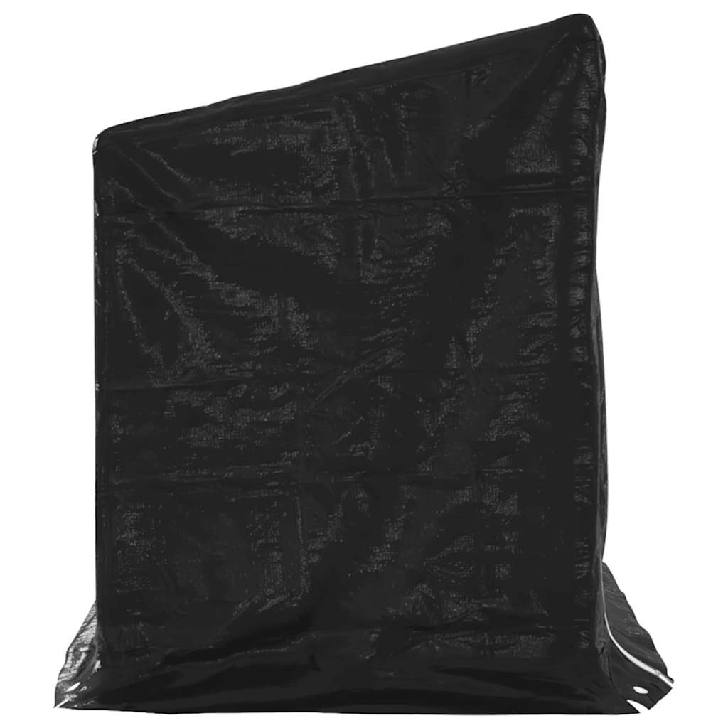 Firewood Rack with Rain Cover, 200.5x80.5x110.5cm