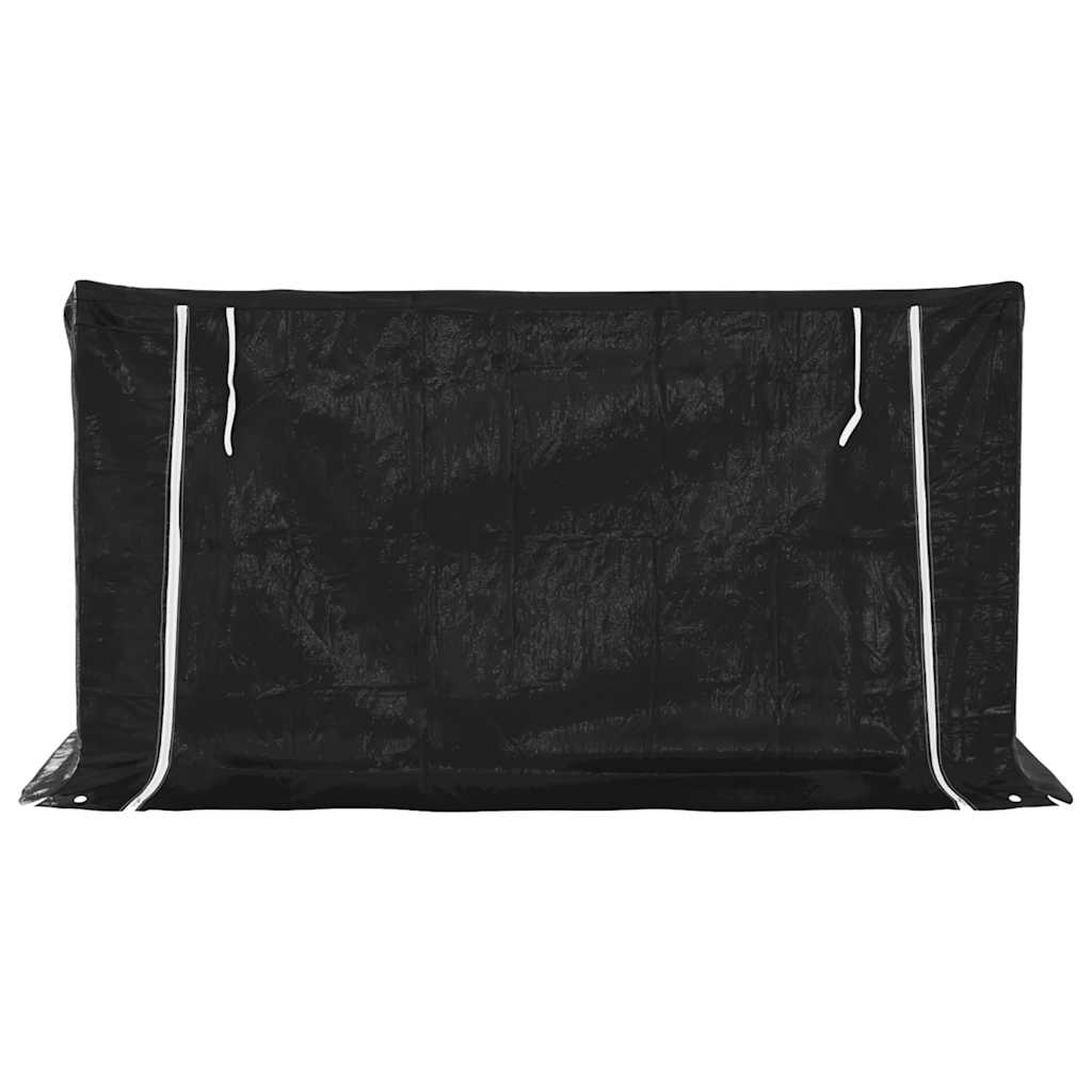 Malku statīvs ar pārsegu pret lietu, 200,5x100,5x110,5cm