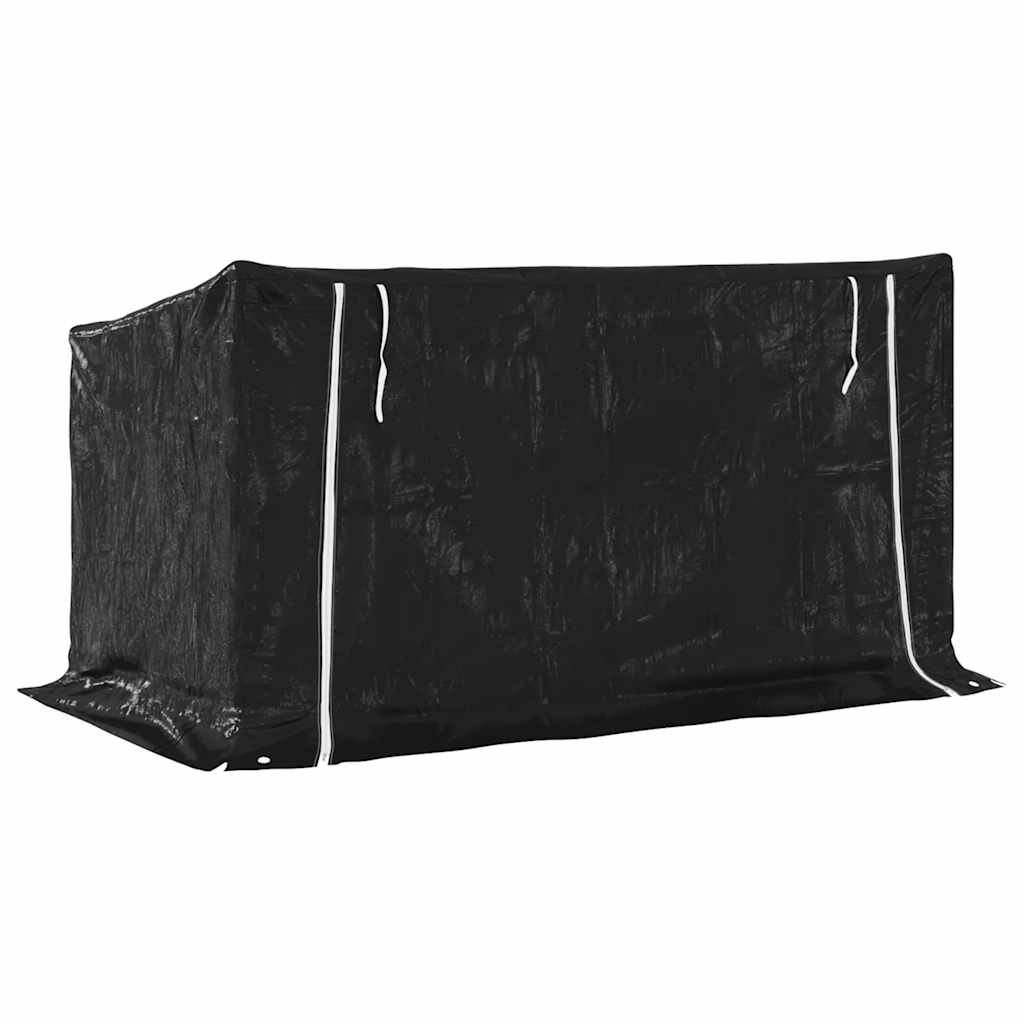 Malku statīvs ar pārsegu pret lietu, 200,5x100,5x110,5cm