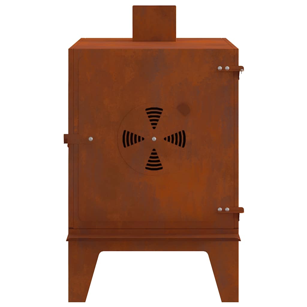 Kempingo viryklė, 35x50x60 cm, Corten plienas