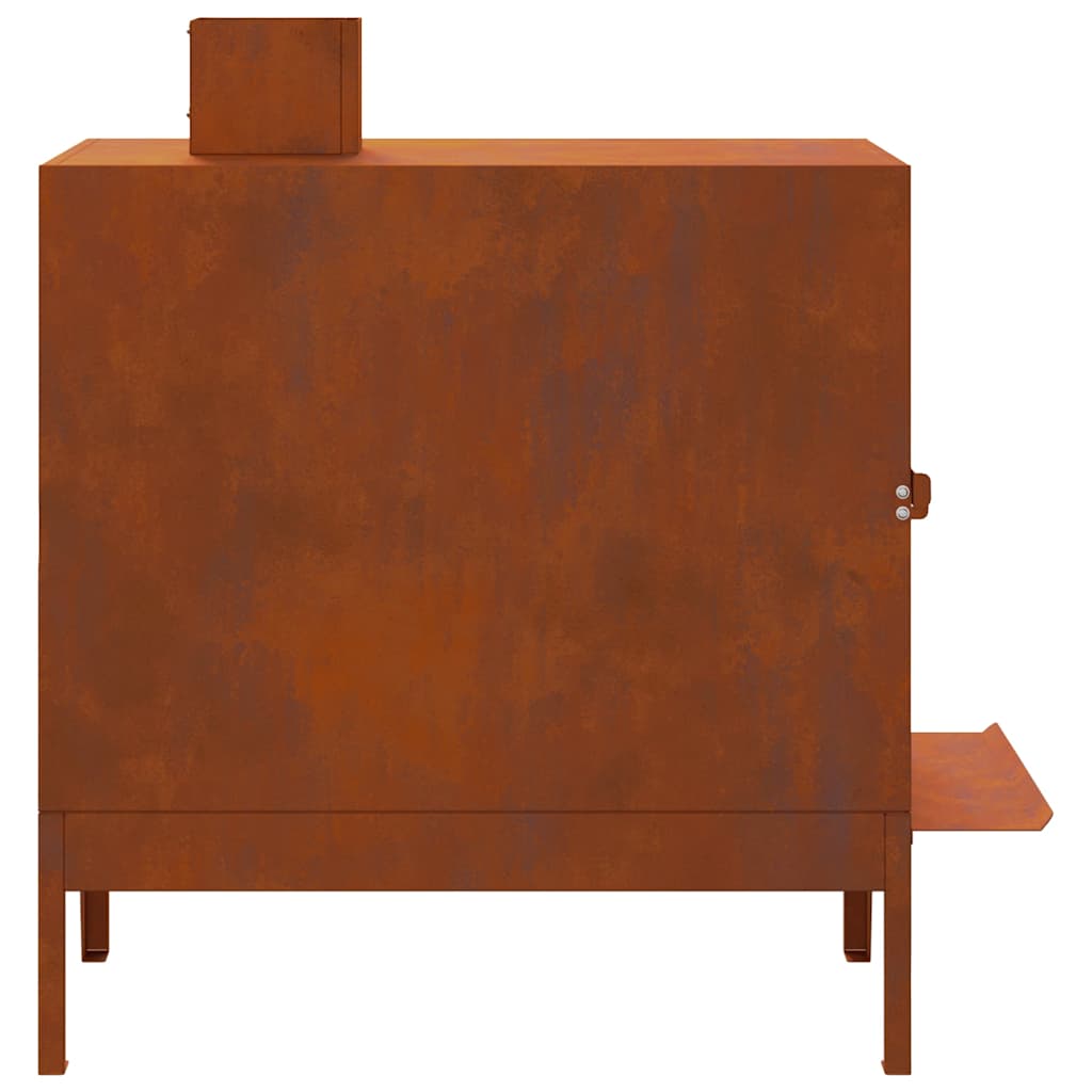 Kempingo viryklė, 35x50x60 cm, Corten plienas