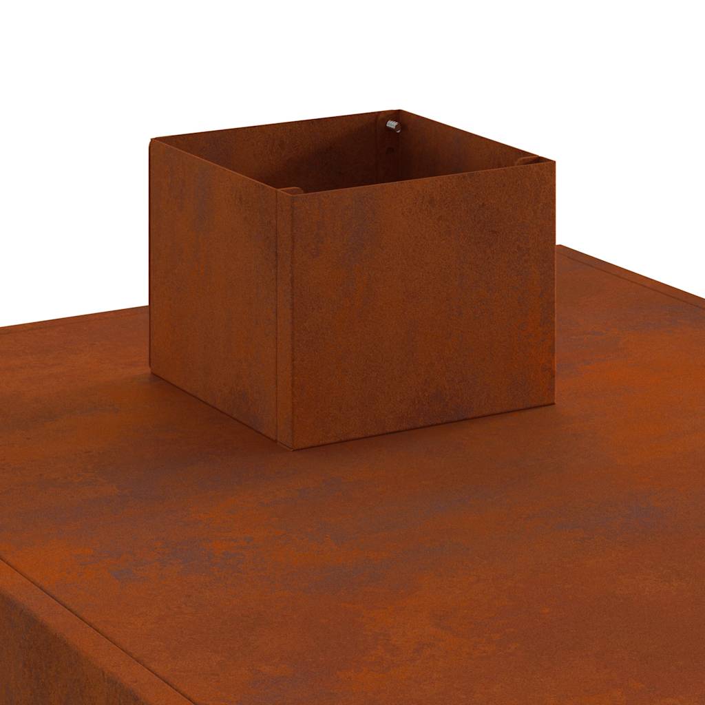 Kempingo viryklė, 35x50x60 cm, Corten plienas