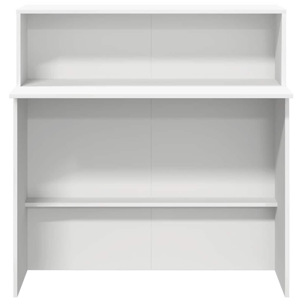 Registratūra, baltos spalvos, 100x50x103,5 cm, apdirbta mediena