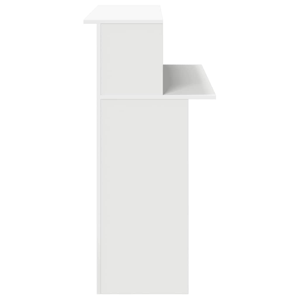 Registratūra, baltos spalvos, 100x50x103,5 cm, apdirbta mediena