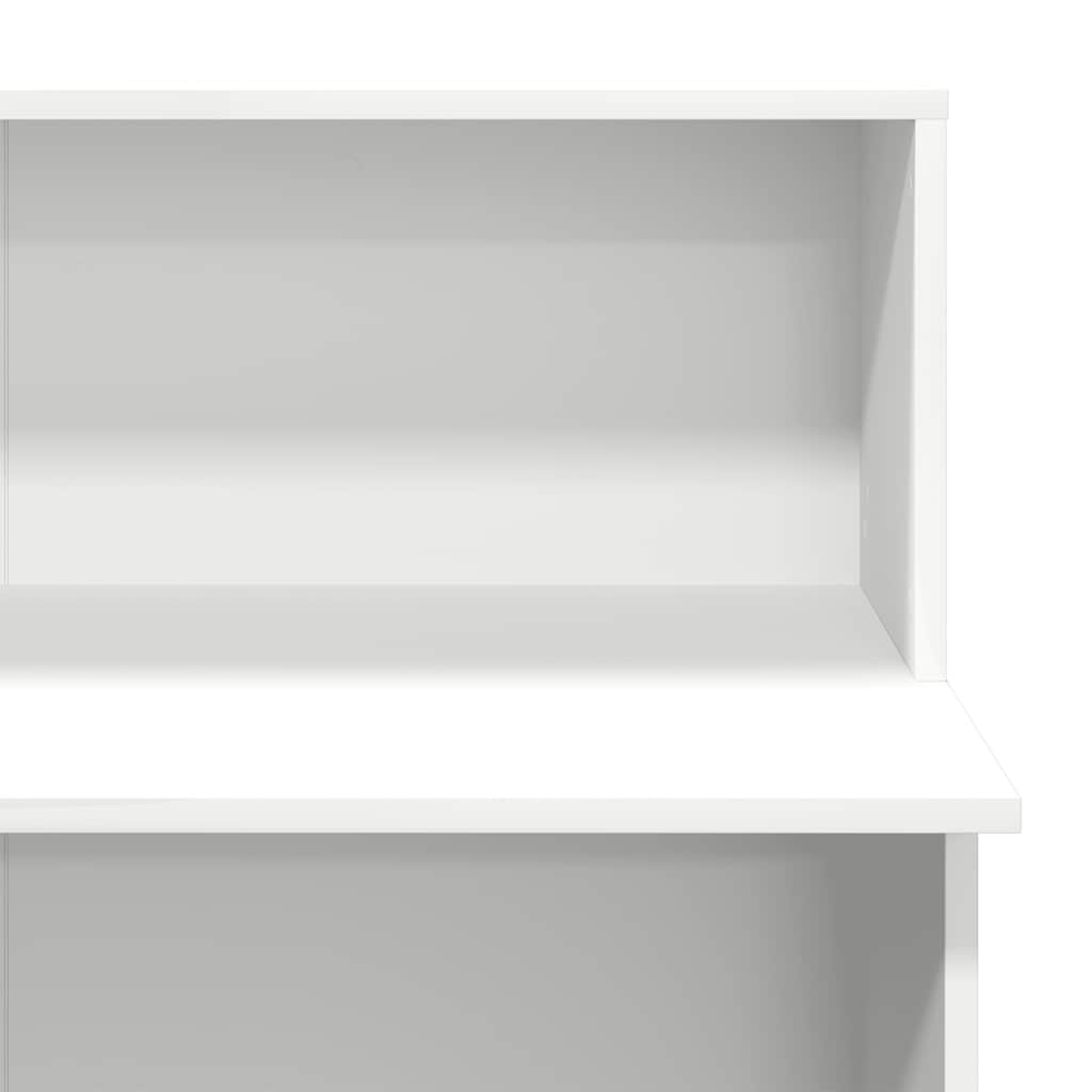 Registratūra, baltos spalvos, 100x50x103,5 cm, apdirbta mediena