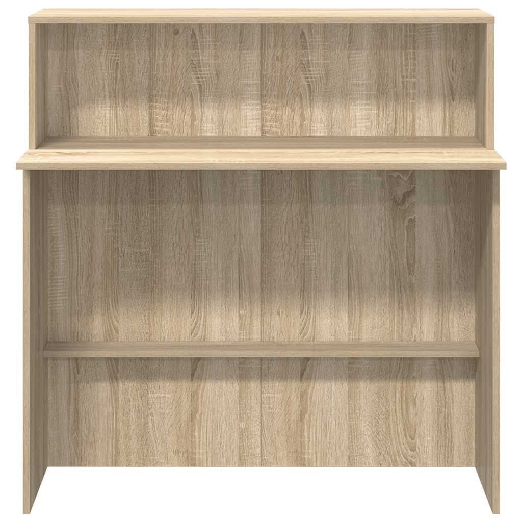 Recepcijas lete, sonoma ozols, 100x50x103,5 cm, apstrādāta koksne