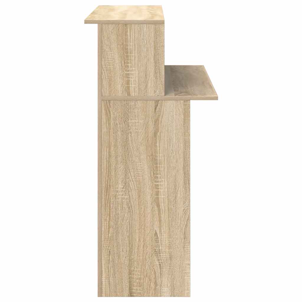 Recepcijas lete, sonoma ozols, 100x50x103,5 cm, apstrādāta koksne