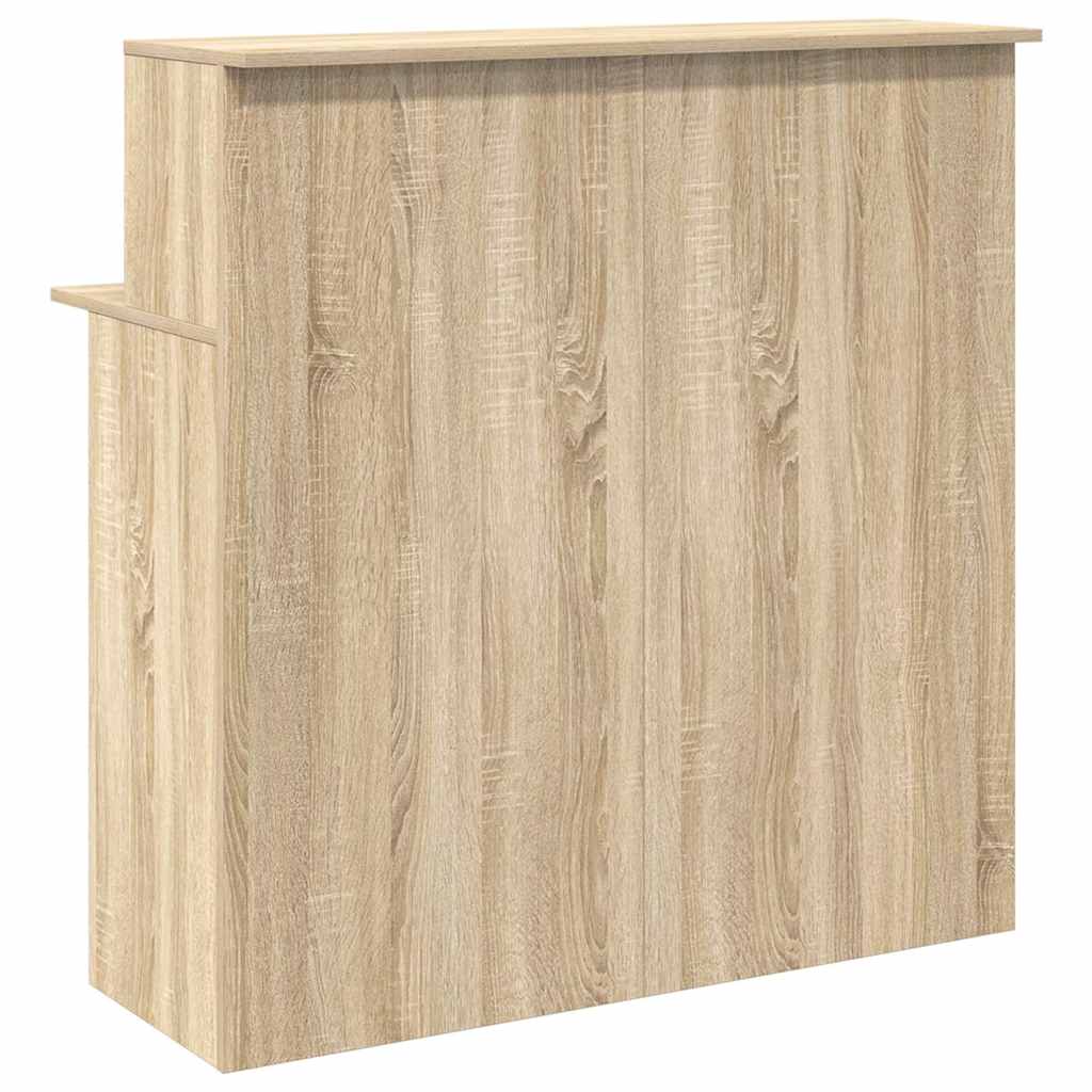Recepcijas lete, sonoma ozols, 100x50x103,5 cm, apstrādāta koksne