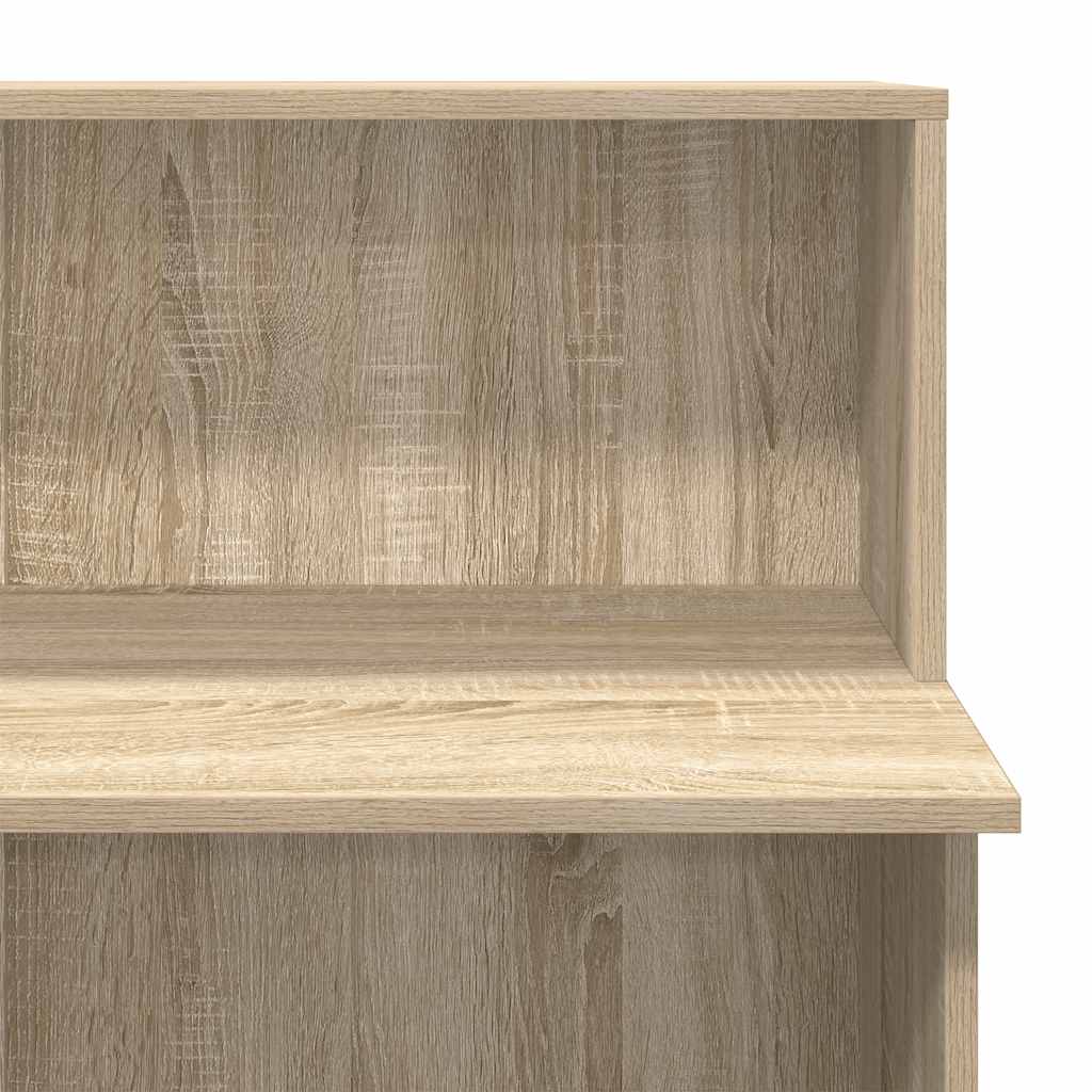 Recepcijas lete, sonoma ozols, 100x50x103,5 cm, apstrādāta koksne
