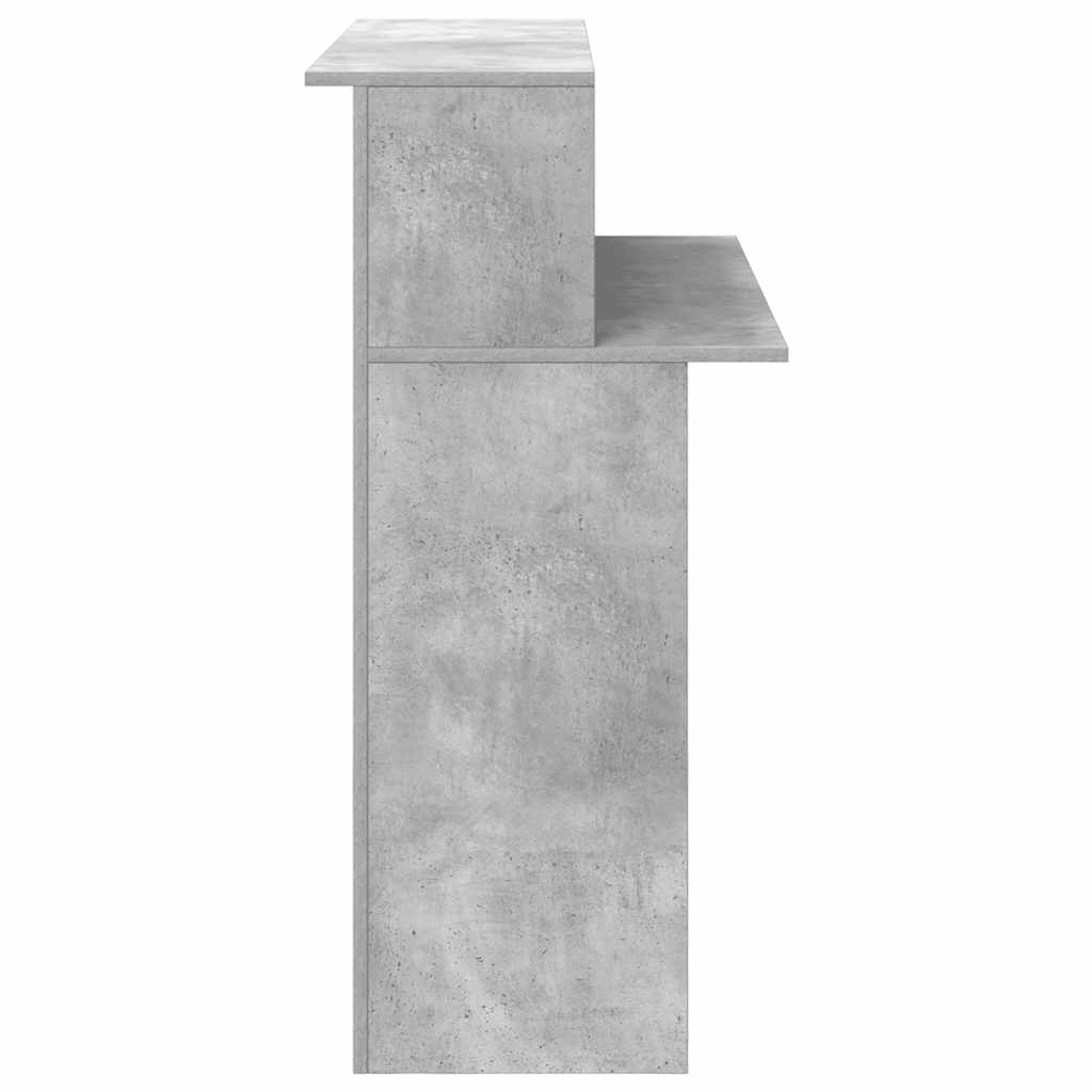 Registratūra, betono pilkas, 100x50x103,5 cm, apdirbta mediena