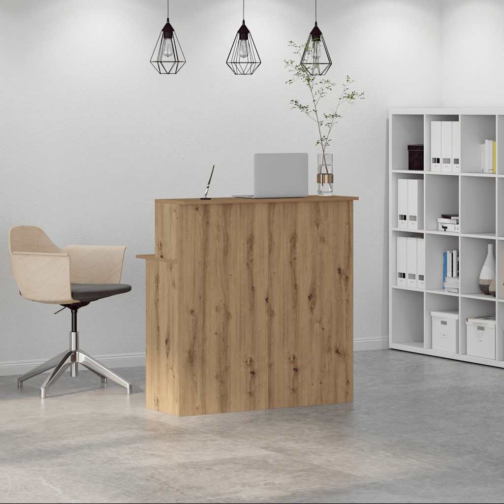 Reception desk, artisan, 100x50x103.5 cm, engineered wood