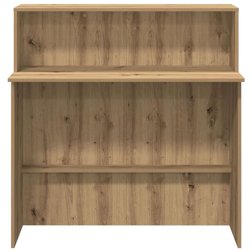 Reception desk, artisan, 100x50x103.5 cm, engineered wood