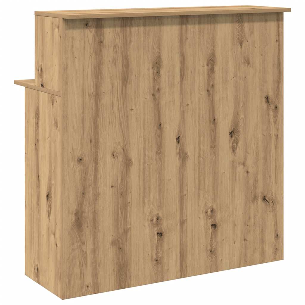 Reception desk, artisan, 100x50x103.5 cm, engineered wood