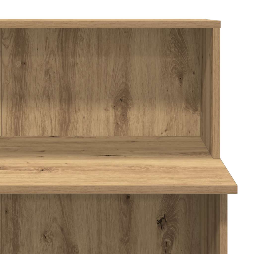 Reception desk, artisan, 100x50x103.5 cm, engineered wood